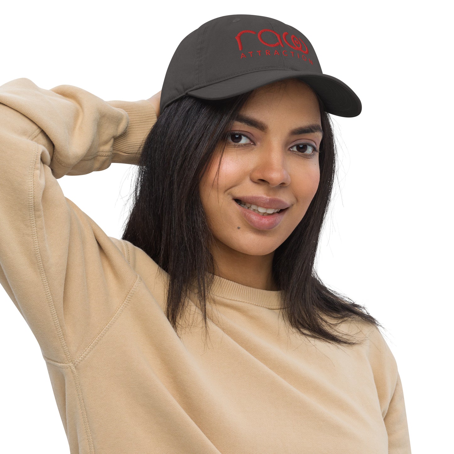 100% Organic Cotton Hat With Raw Attraction Logo