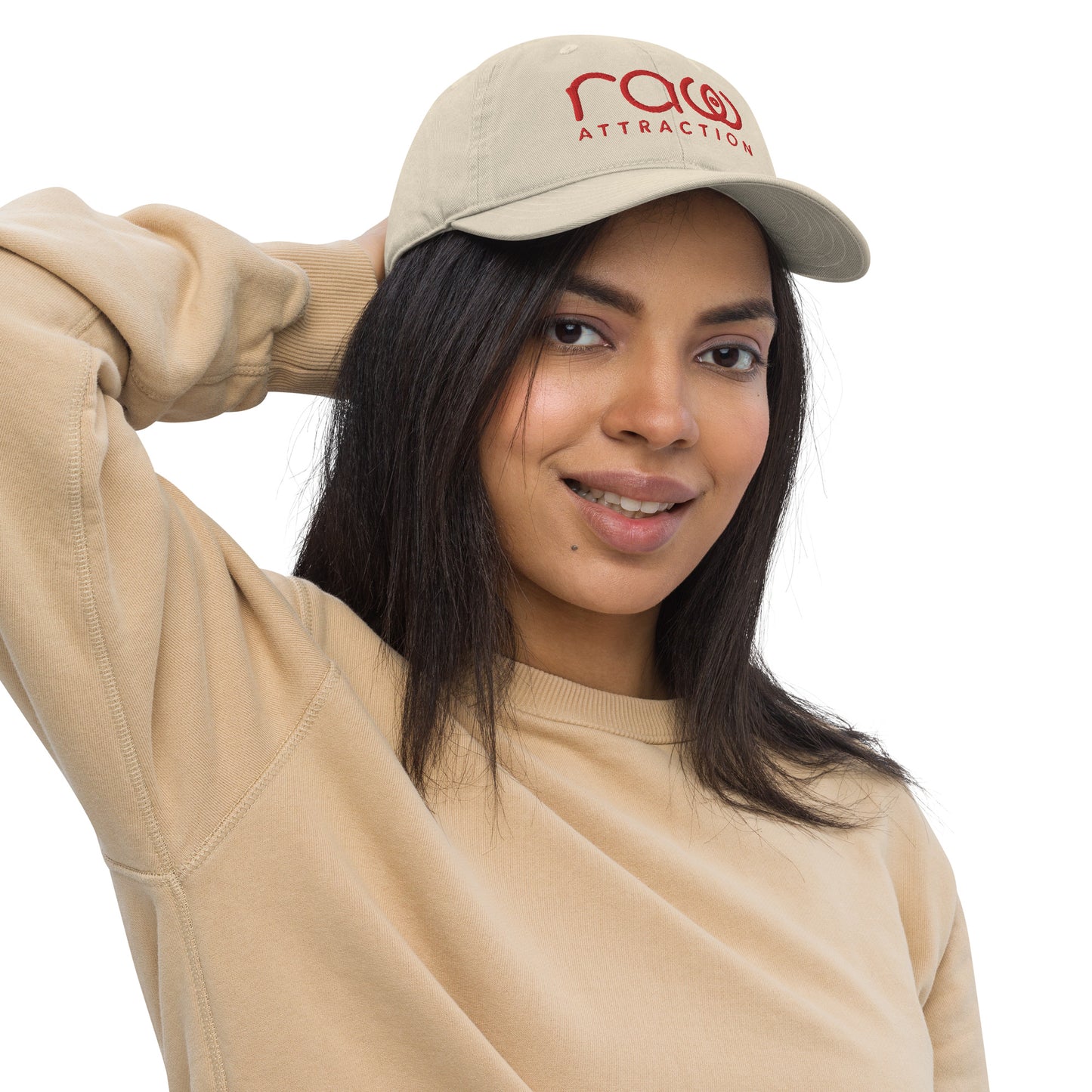100% Organic Cotton Hat With Raw Attraction Logo