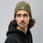 100% Organic Cotton Hat Embroidered Heart Initiation Beanie